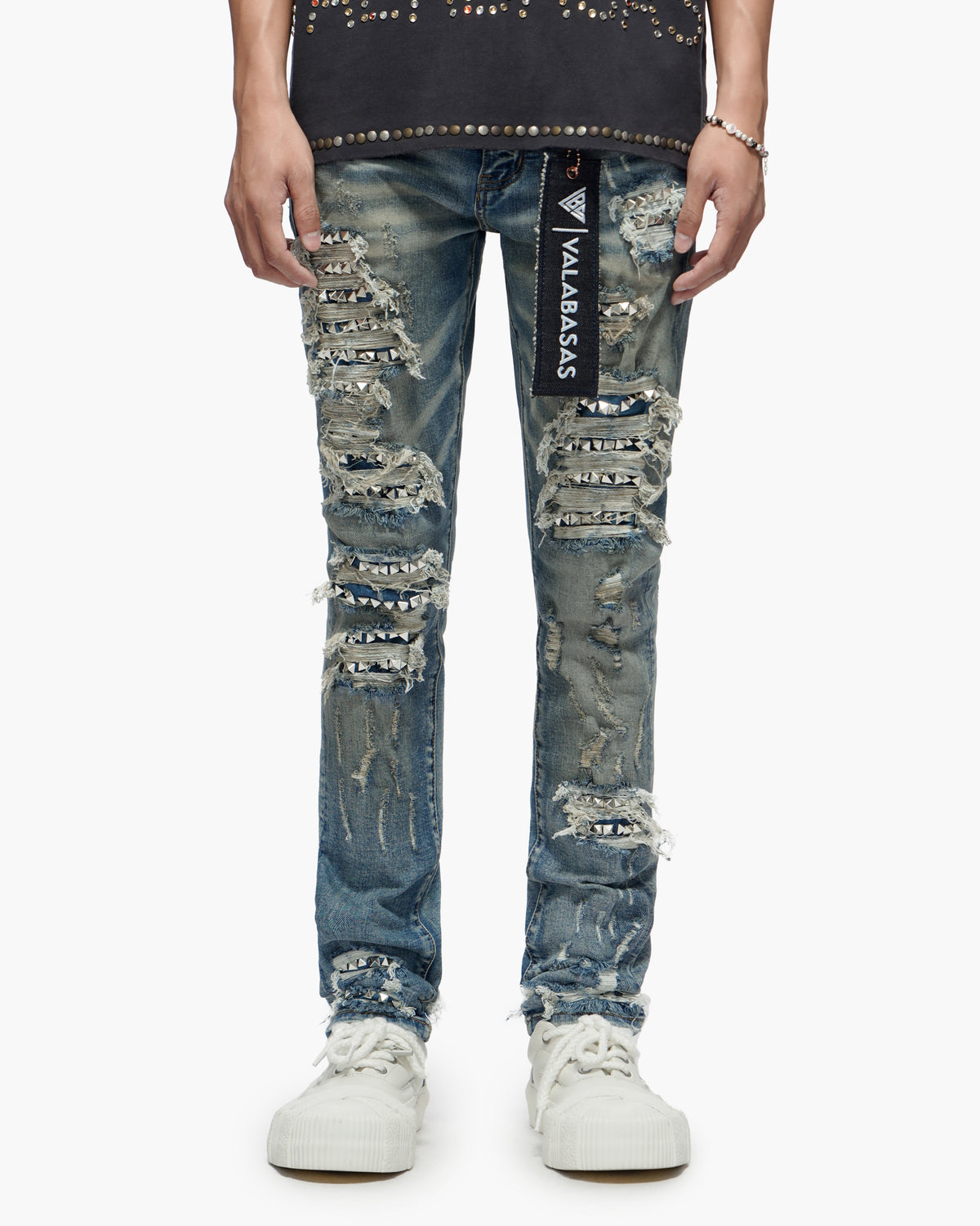 Nobleton Medium Dirty Blue Skinny Jeans