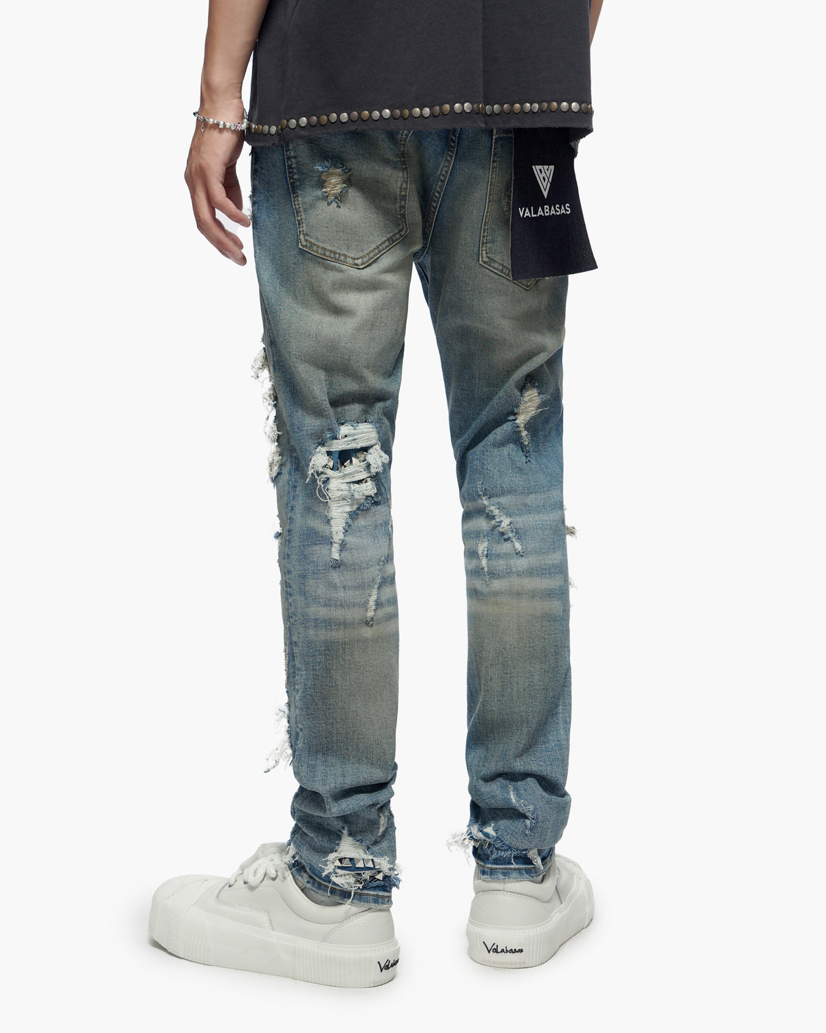 Nobleton Medium Dirty Blue Skinny Jeans