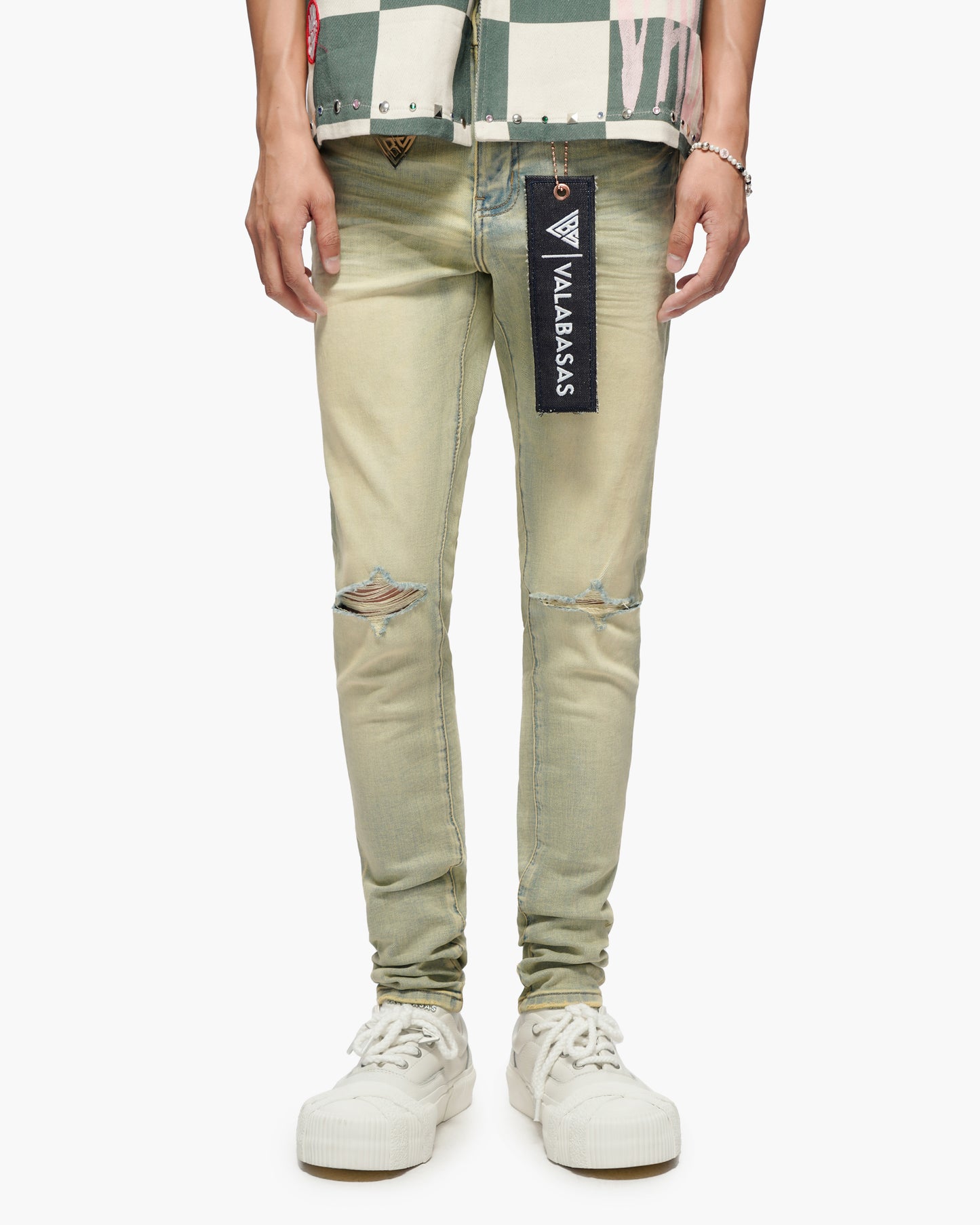 Mr.Clean Vintage Wash Skinny Jeans