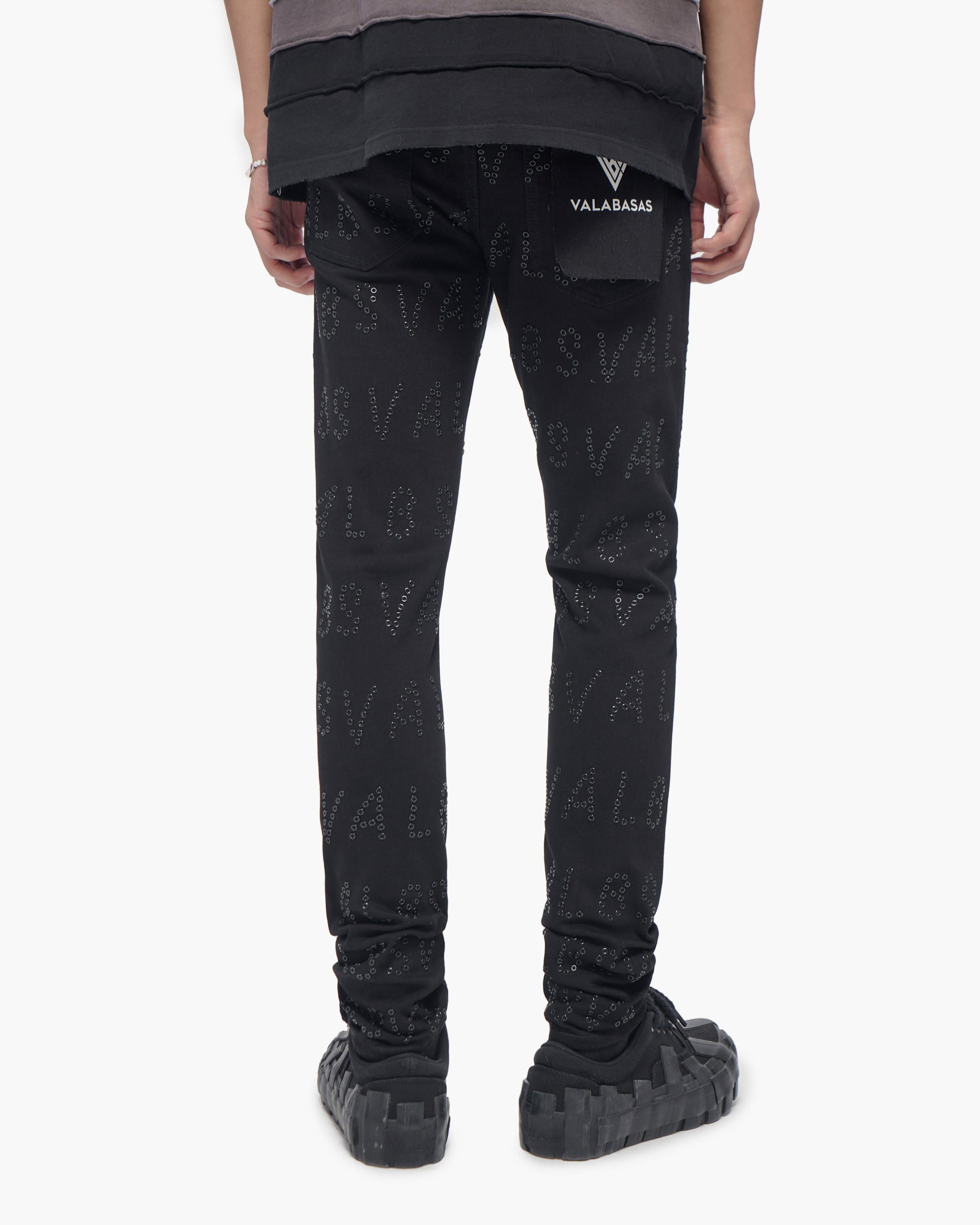 Velaris Black Wash Skinny Jeans