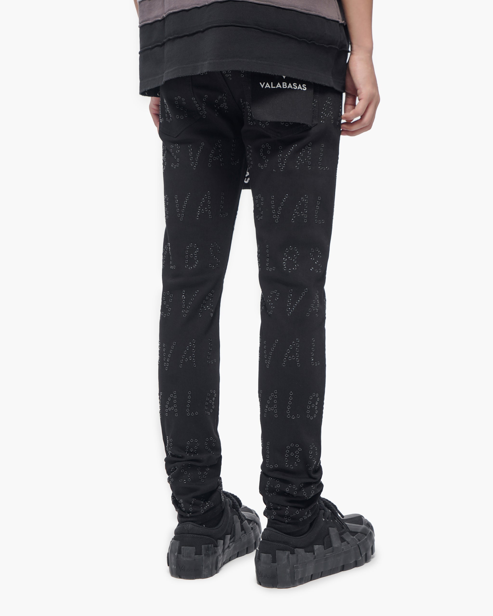 Velaris Black Wash Skinny Jeans