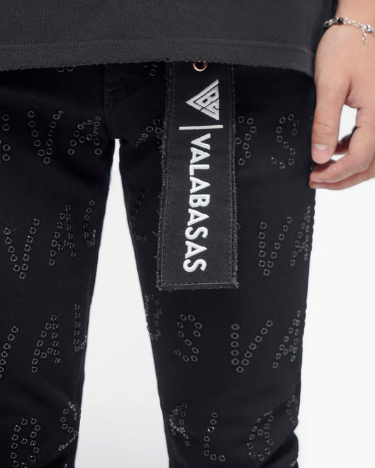Velaris Black Wash Skinny Jeans