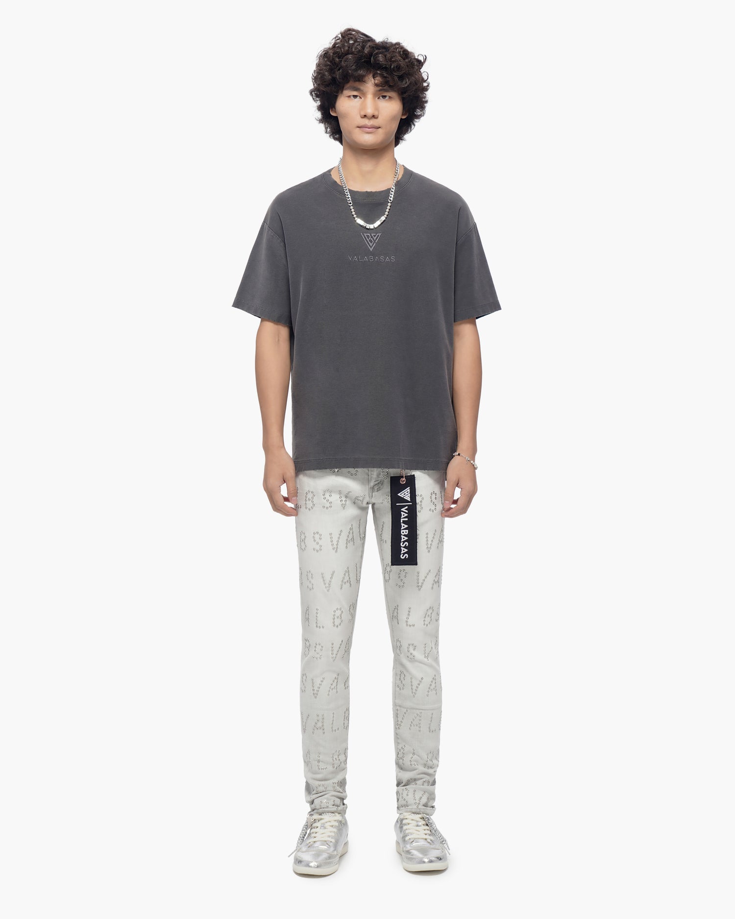 Velaris Snow Grey Skinny Jeans