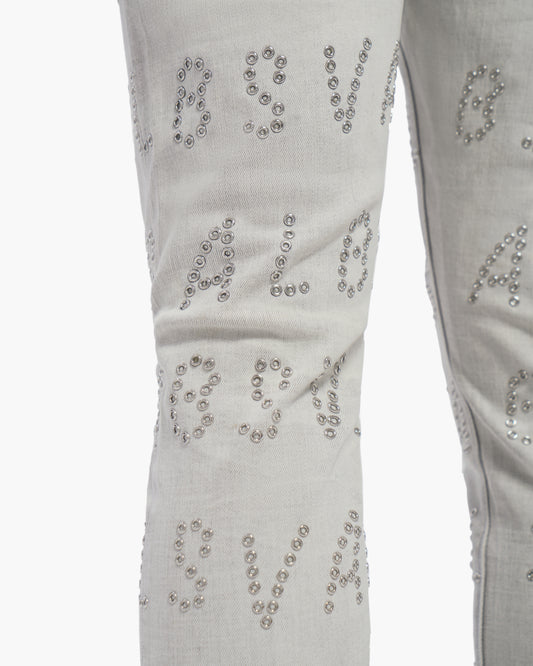 Velaris Snow Grey Skinny Jeans