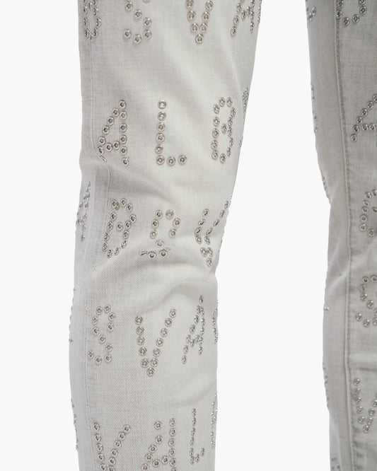 Velaris Snow Grey Skinny Jeans