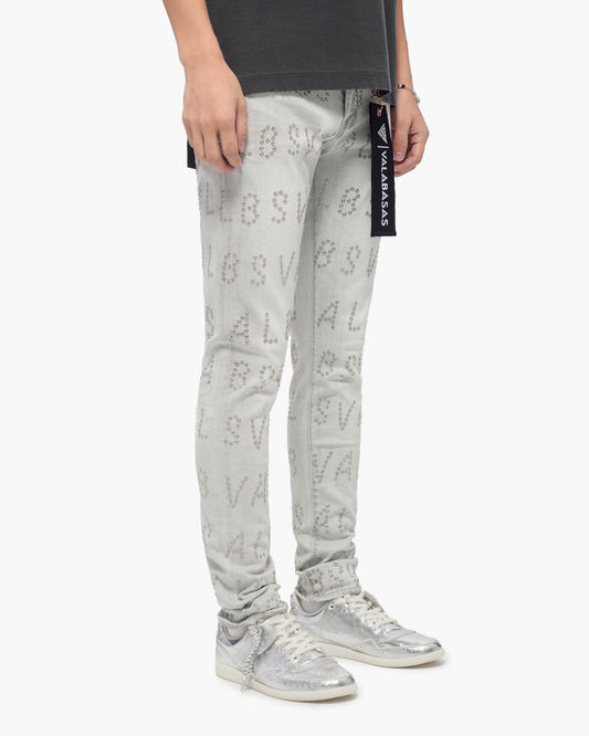 Velaris Snow Grey Skinny Jeans