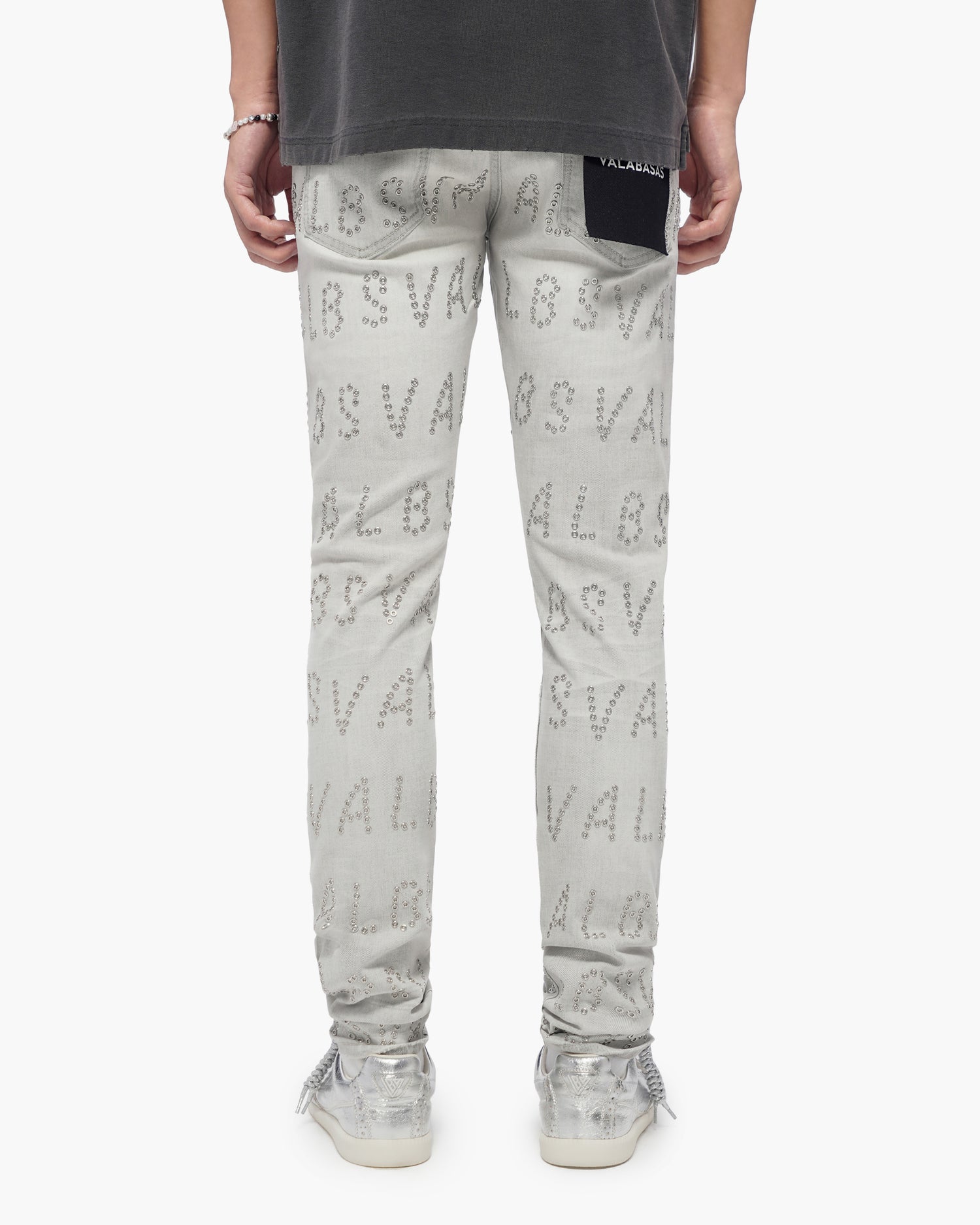 Velaris Snow Grey Skinny Jeans
