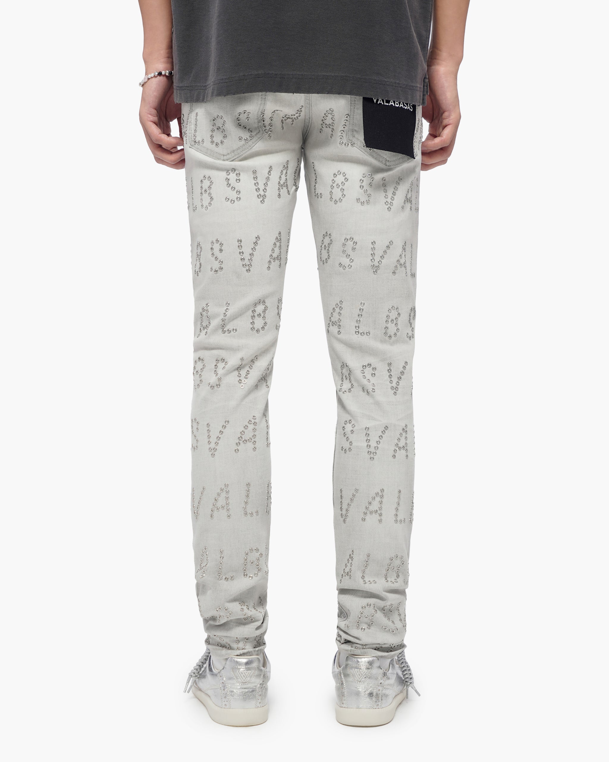 Velaris Snow Grey Skinny Jeans