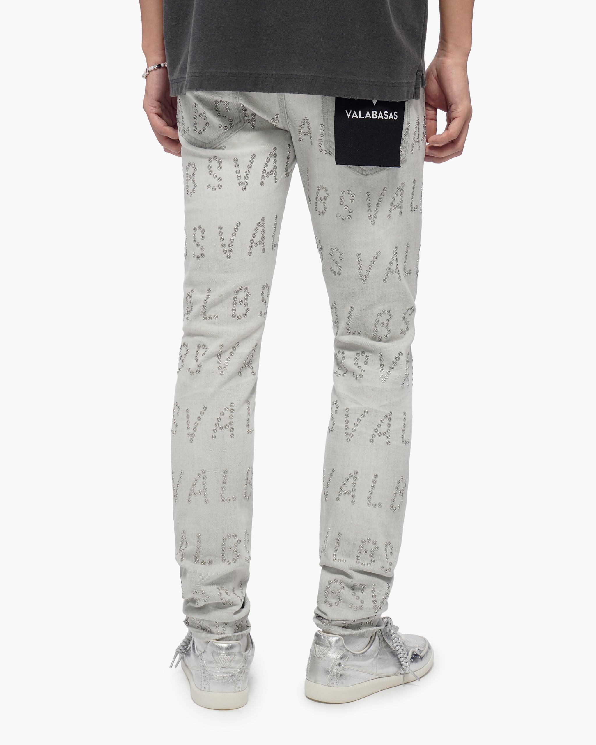 Velaris Snow Grey Skinny Jeans