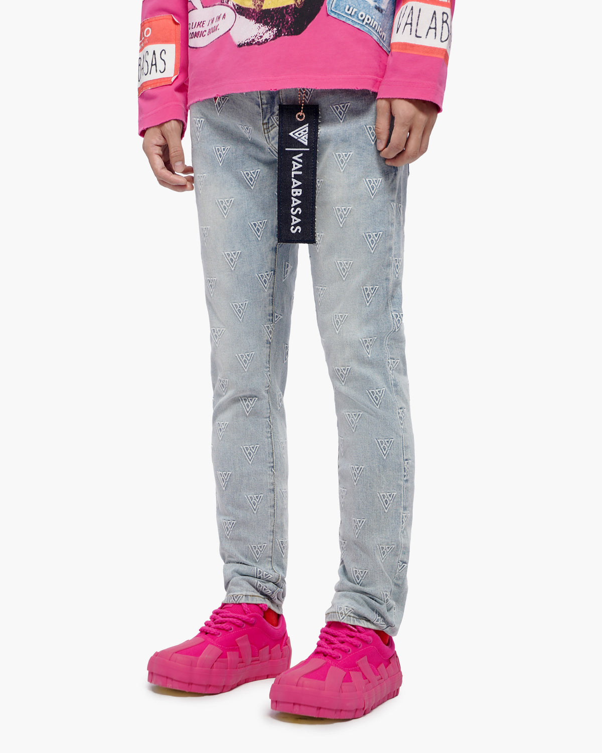 Caelune Light Blue Skinny Jeans