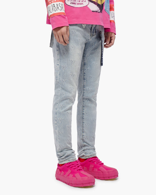 Caelune Light Blue Skinny Jeans