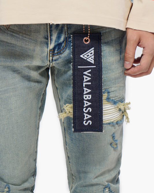 Solmere Light Blue Skinny Jeans