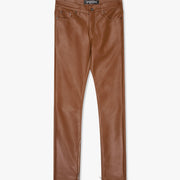 "JEDI" MOCHA SKINNY/STACKED FLARE JEAN