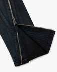 "RUNNER" BLACK BLUE WAXED SKINNY JEAN