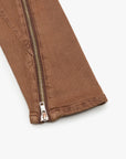 "RUNNER" BROWN SKINNY DENIM