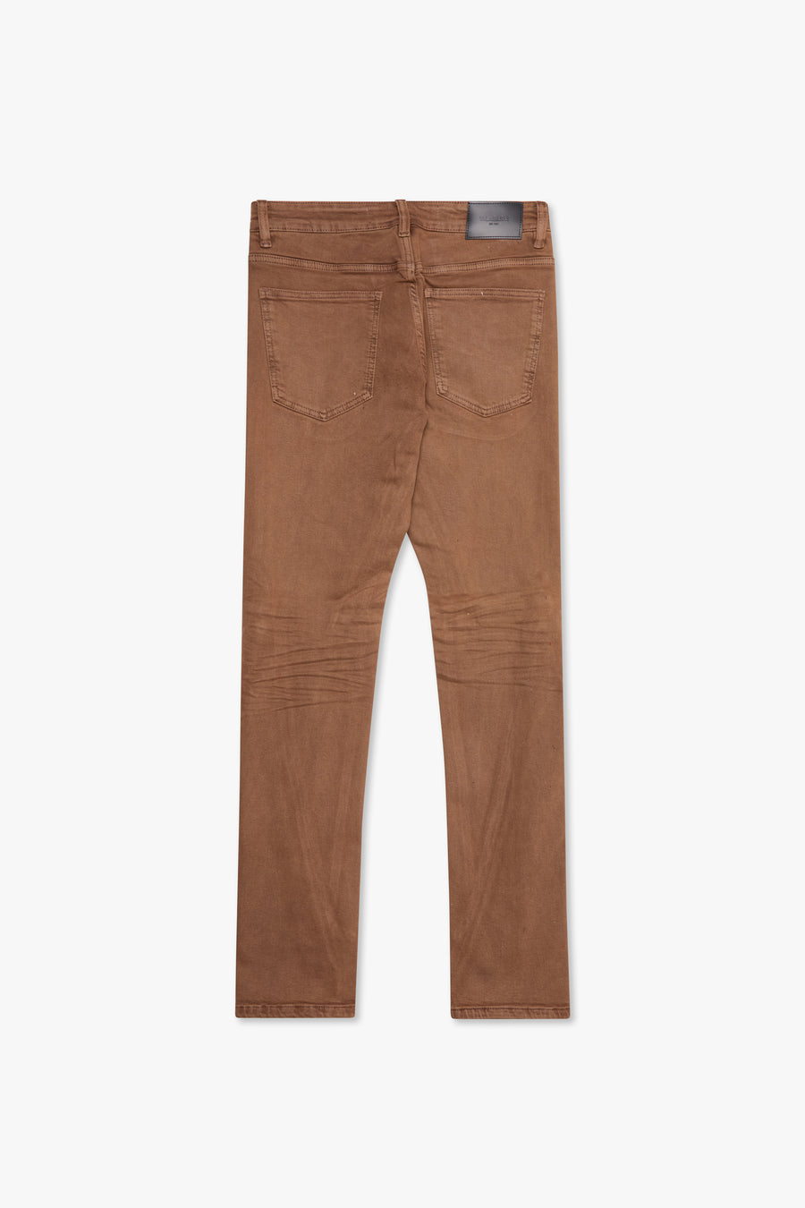 "RUNNER" BROWN SKINNY DENIM