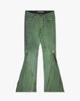 "RUNNER" GREEN SKINNY DENIM