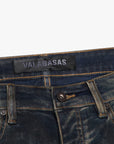 "RUNNER" VINTAGE DIRTY BLUE SKINNY DENIM