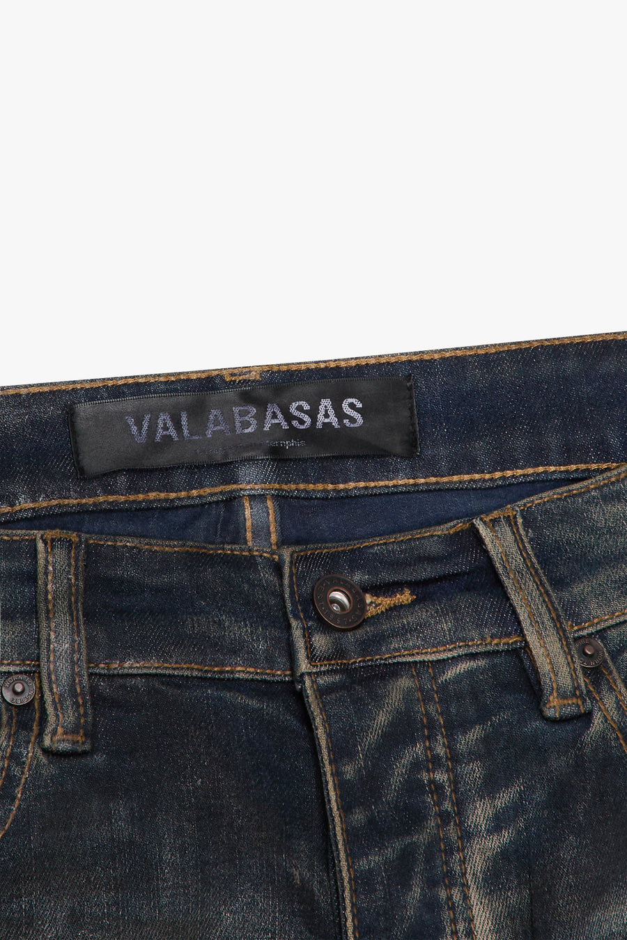 "RUNNER" VINTAGE DIRTY BLUE SKINNY DENIM