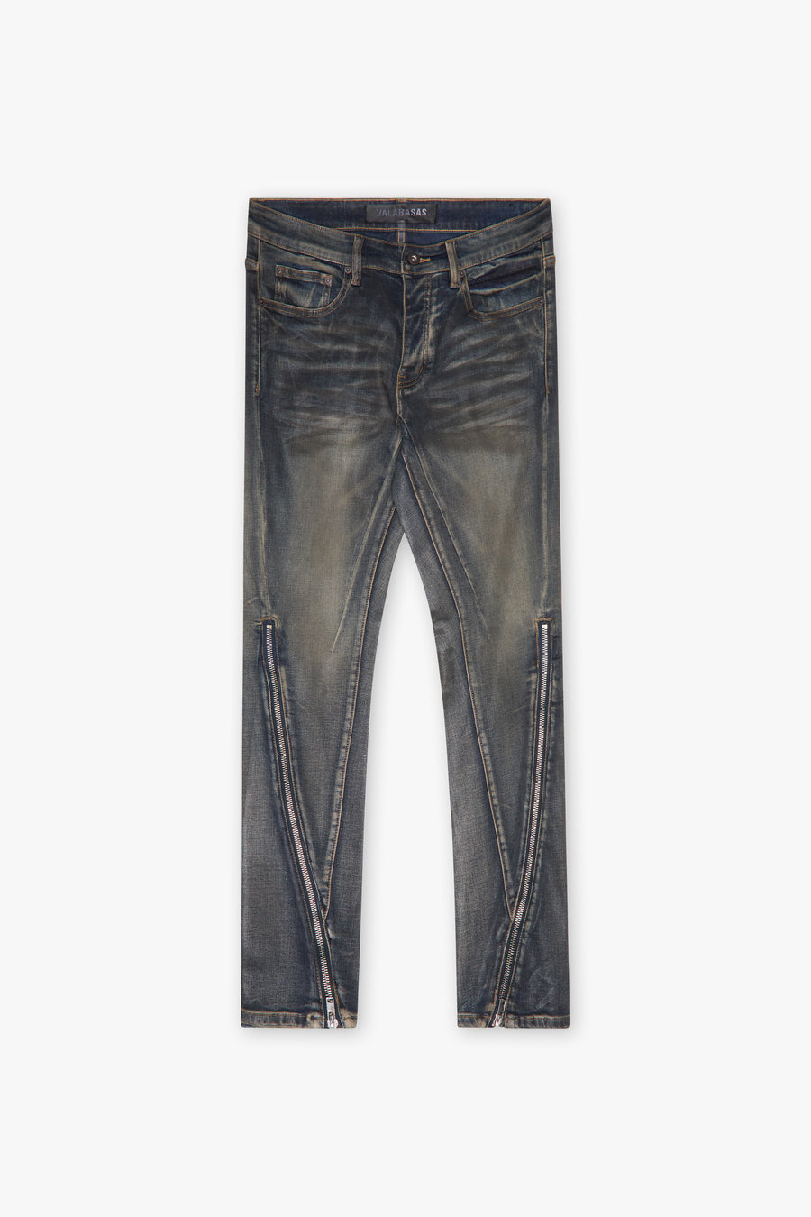 "RUNNER" VINTAGE DIRTY BLUE SKINNY DENIM