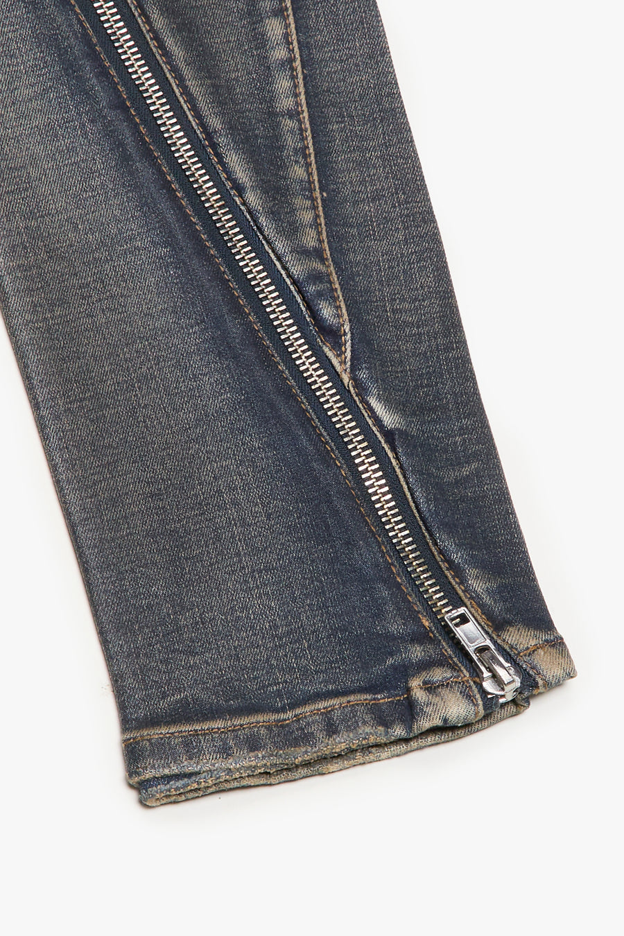 "RUNNER" VINTAGE DIRTY BLUE SKINNY DENIM