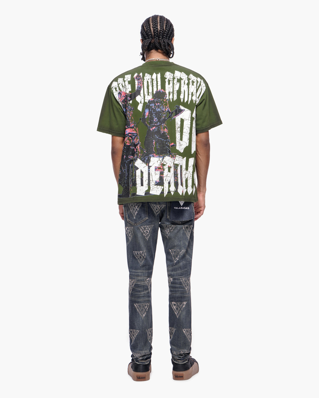 Scatter Skinny Dark Dirty Blue Jeans