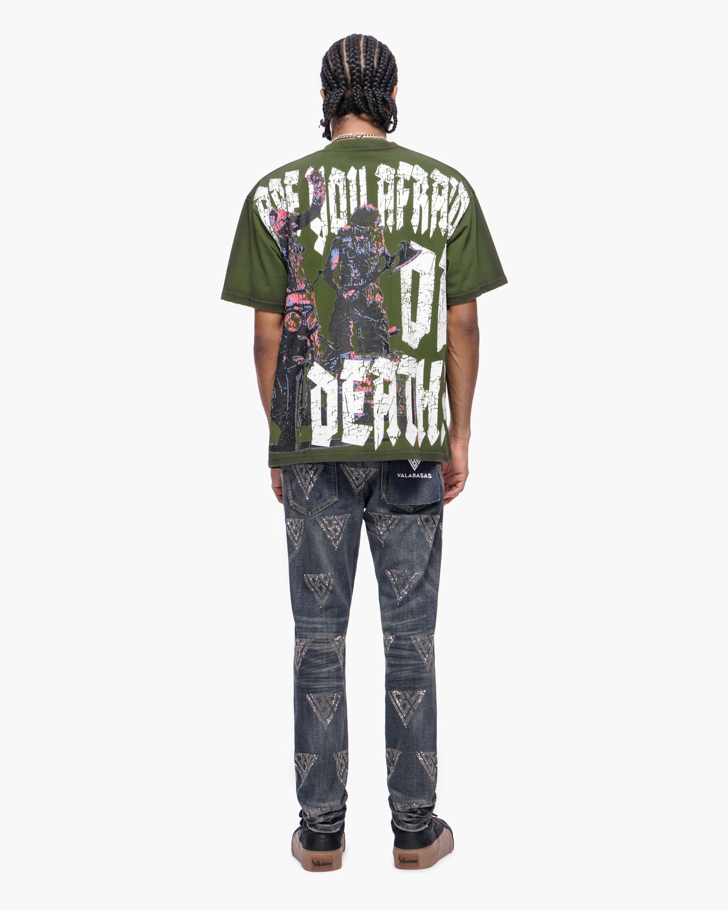 Scatter Skinny Dark Dirty Blue Jeans