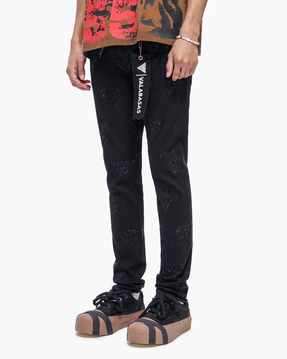 Scatter Skinny Jet Black Jeans