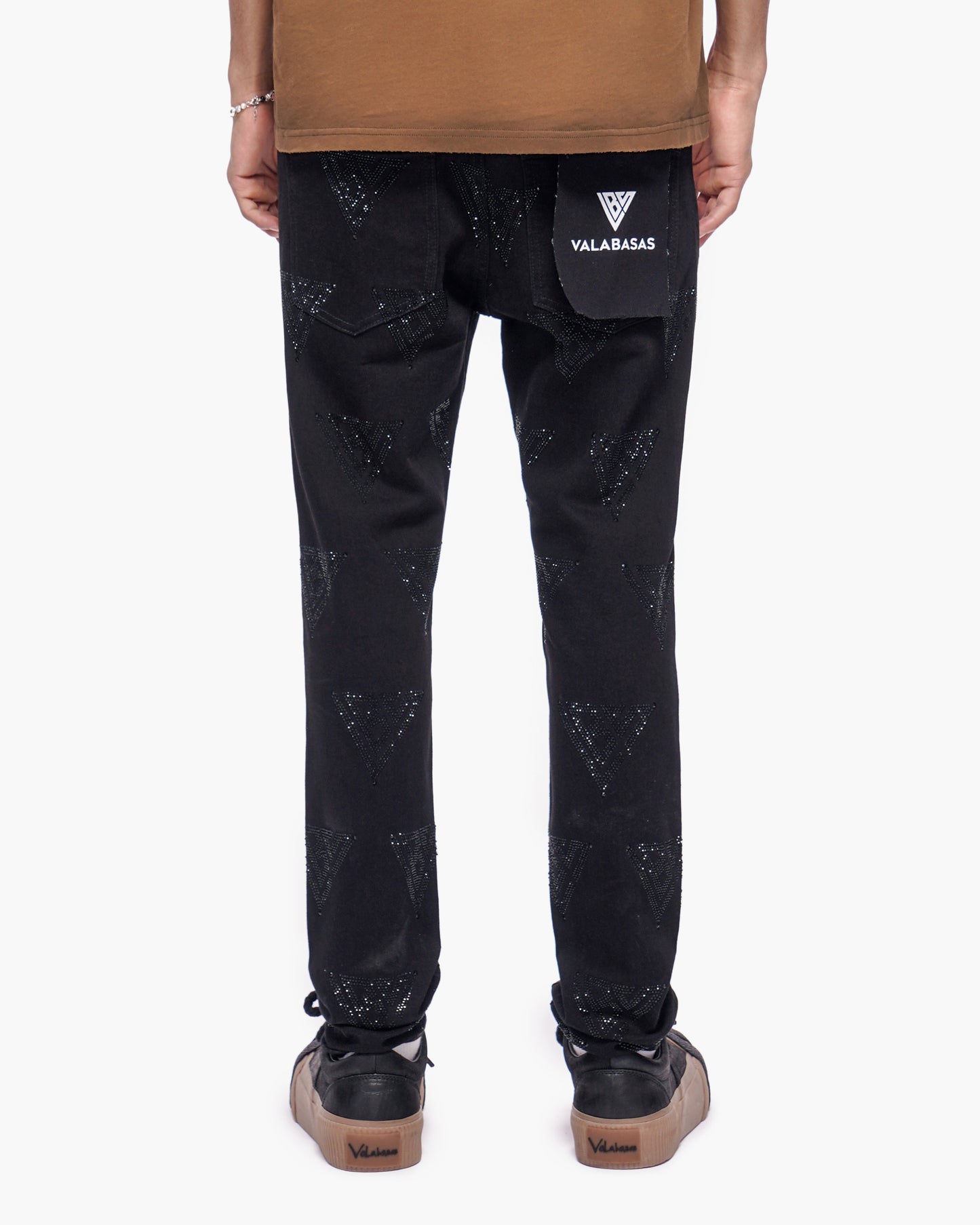 Scatter Skinny Jet Black Jeans