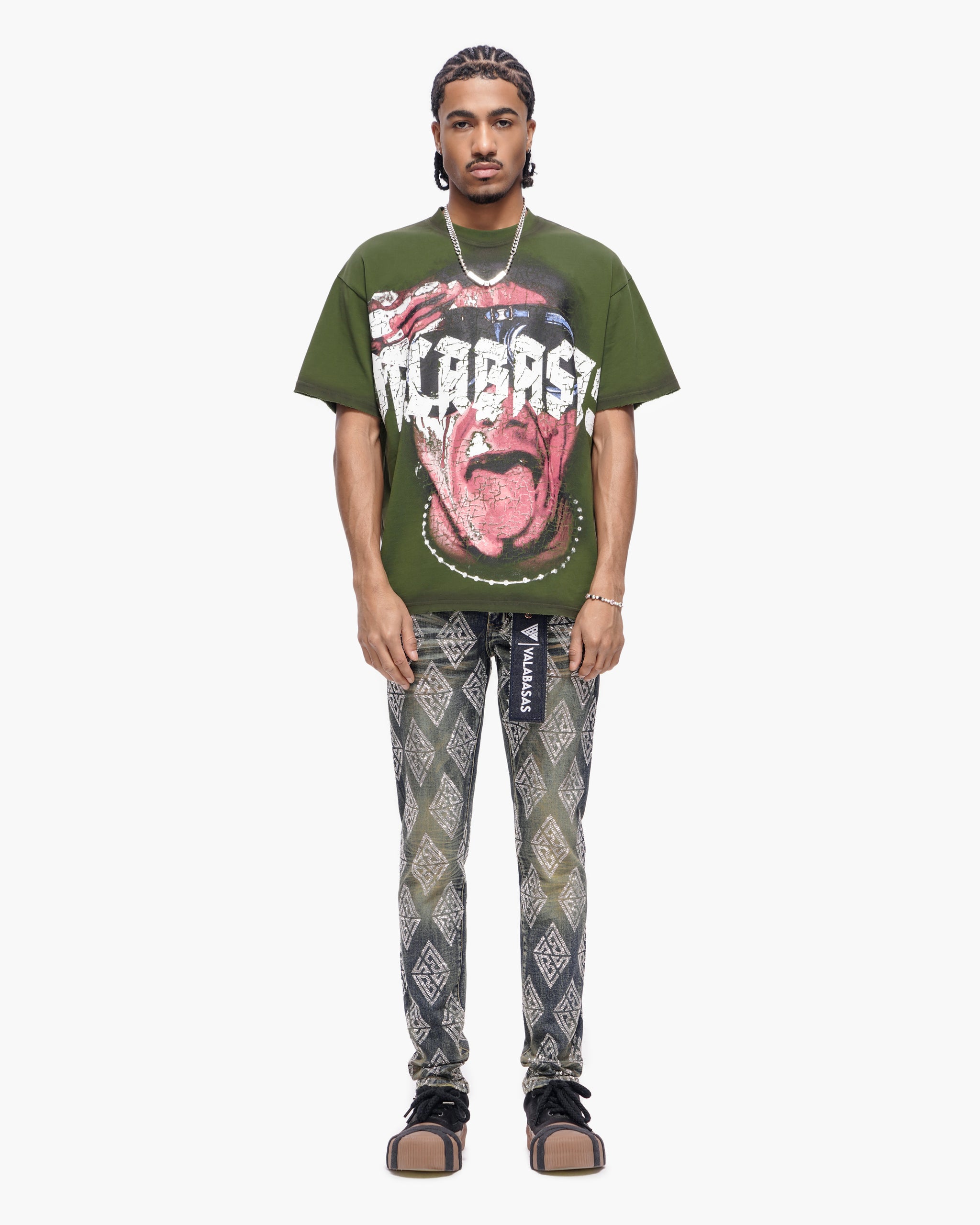 Gather Skinny Dark Blue Wash Jeans