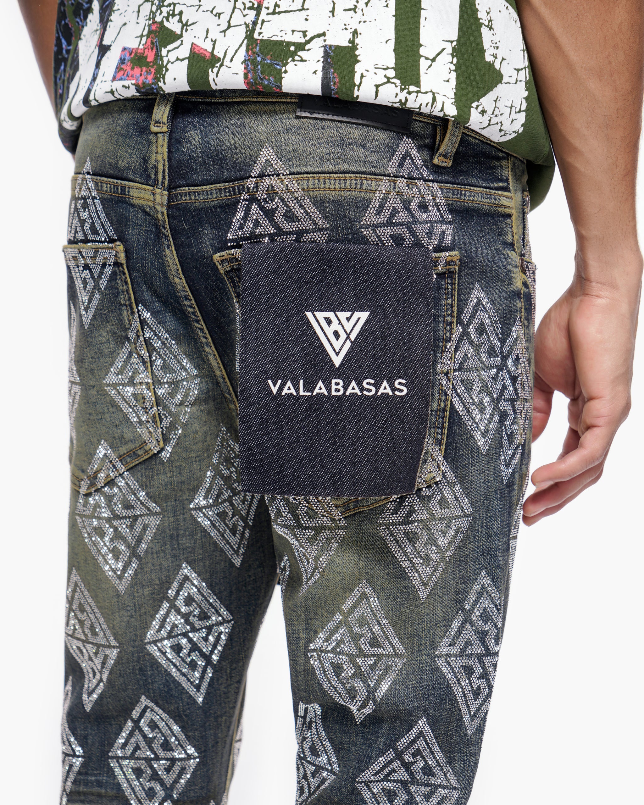 Gather Skinny Dark Blue Wash Jeans