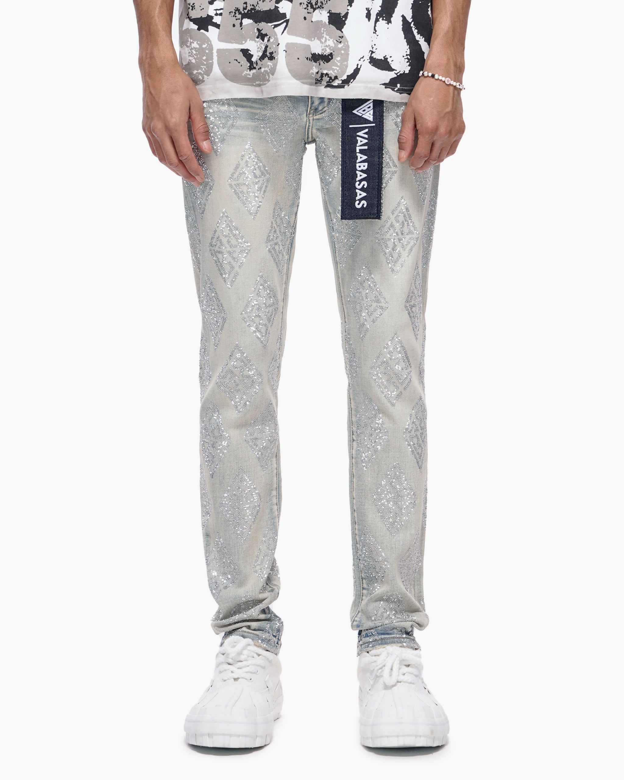 Gather Skinny Light Blue Wash Jeans
