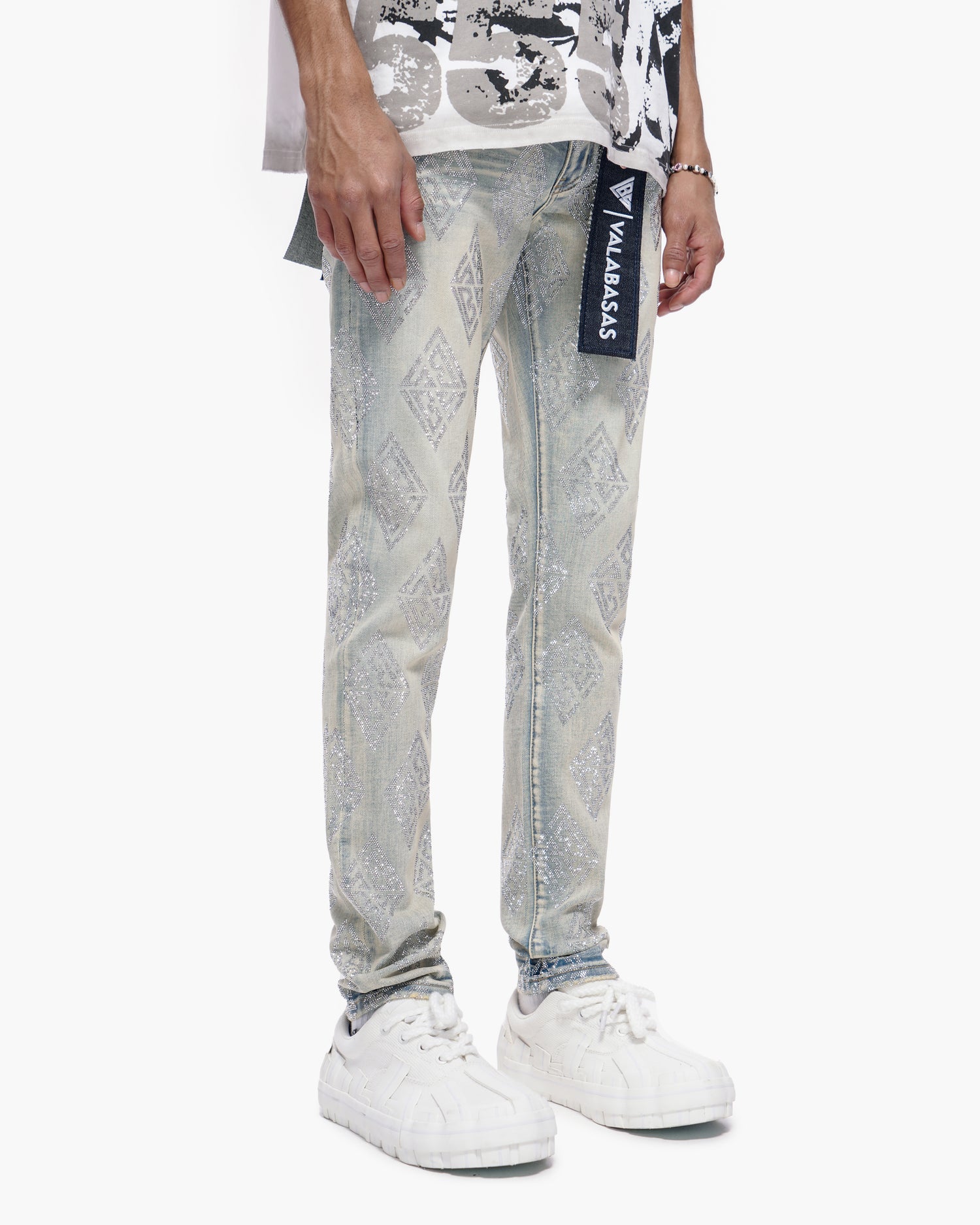 Gather Skinny Light Blue Wash Jeans