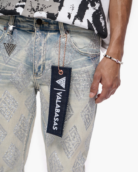 Gather Skinny Light Blue Wash Jeans