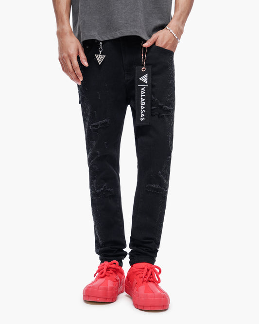 Bengal Skinny Jet Black Jeans