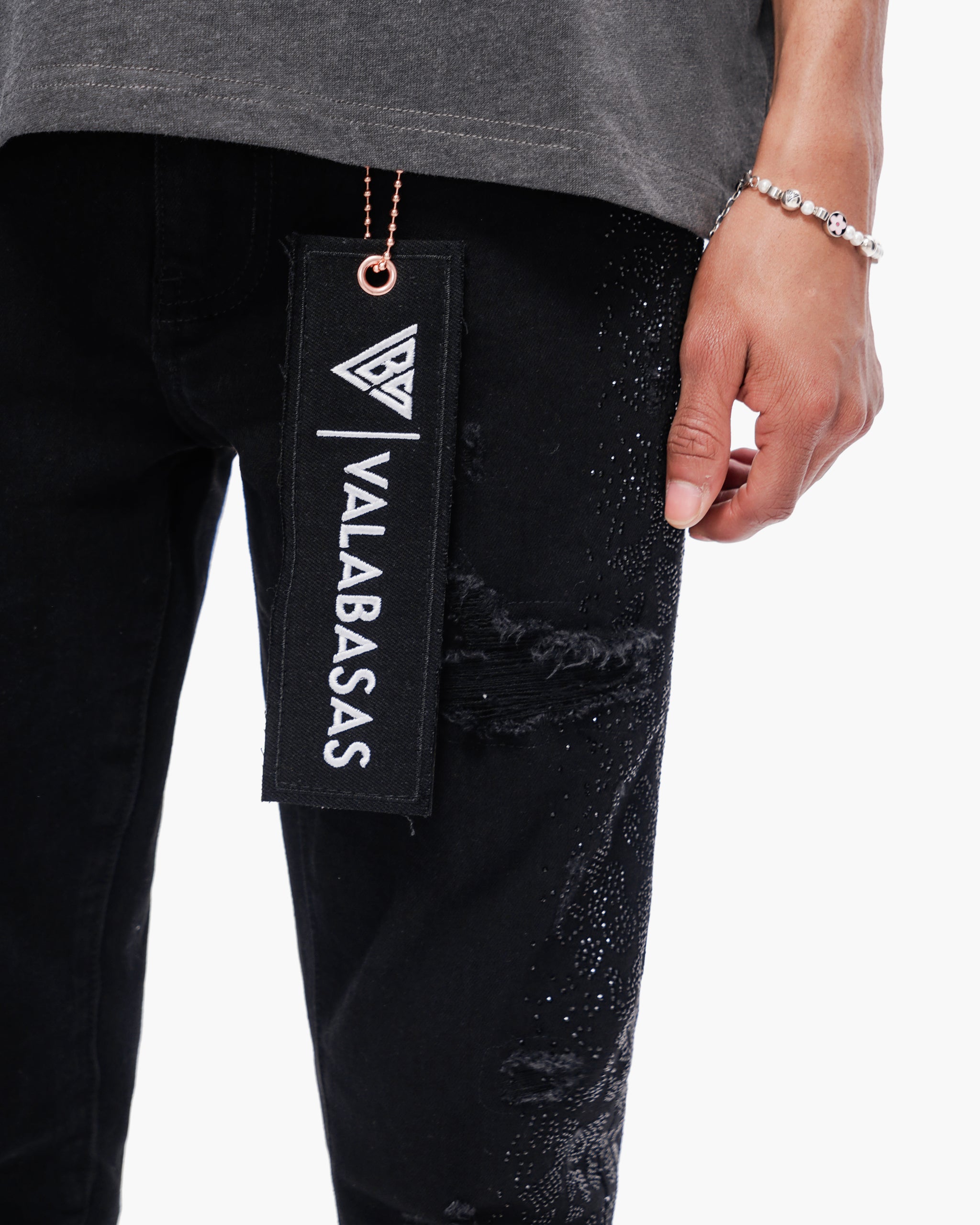 Bengal Skinny Jet Black Jeans