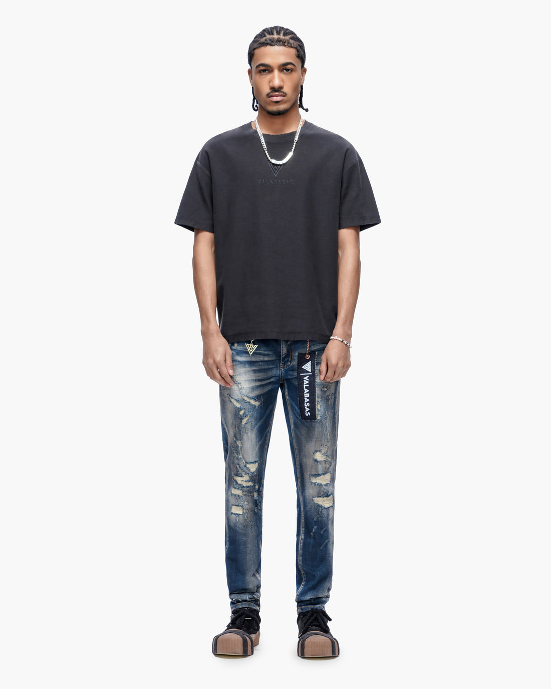Leader Dark Blue Wash Skinny