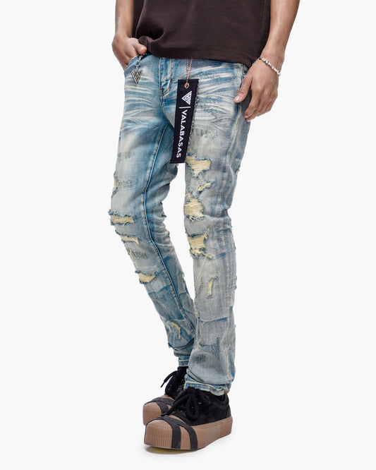 Edge Light Blue Wash Skinny