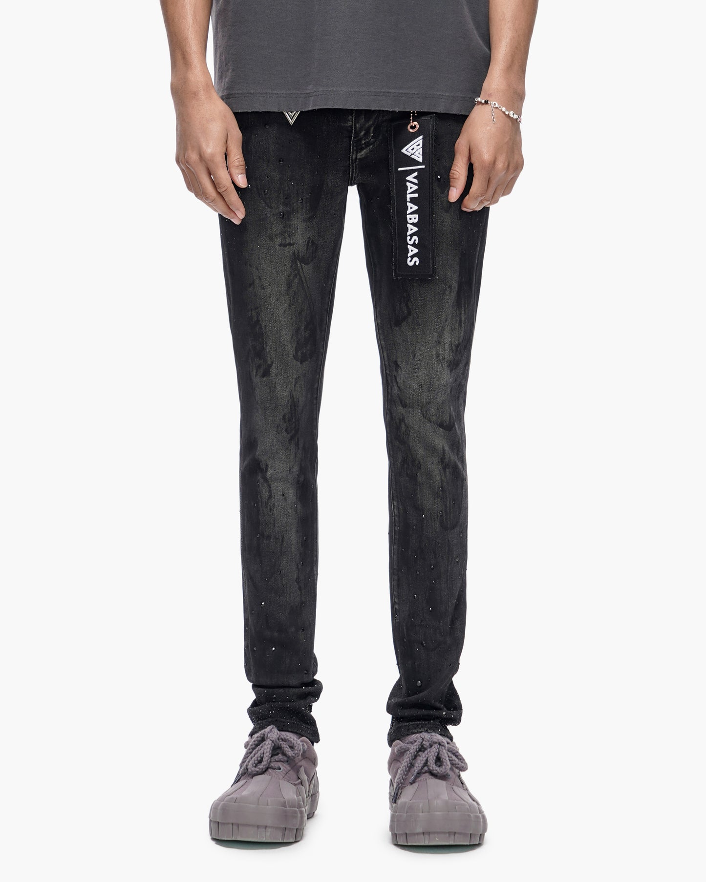 Cumilo Skinny Black Wash Jeans