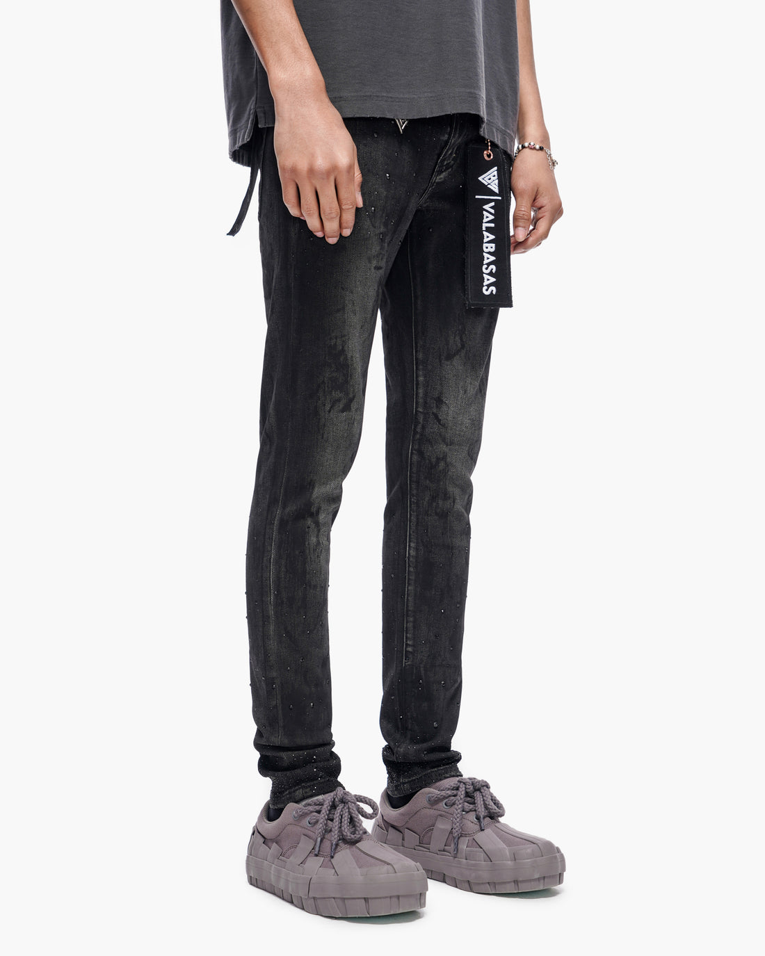 Cumilo Skinny Black Wash Jeans