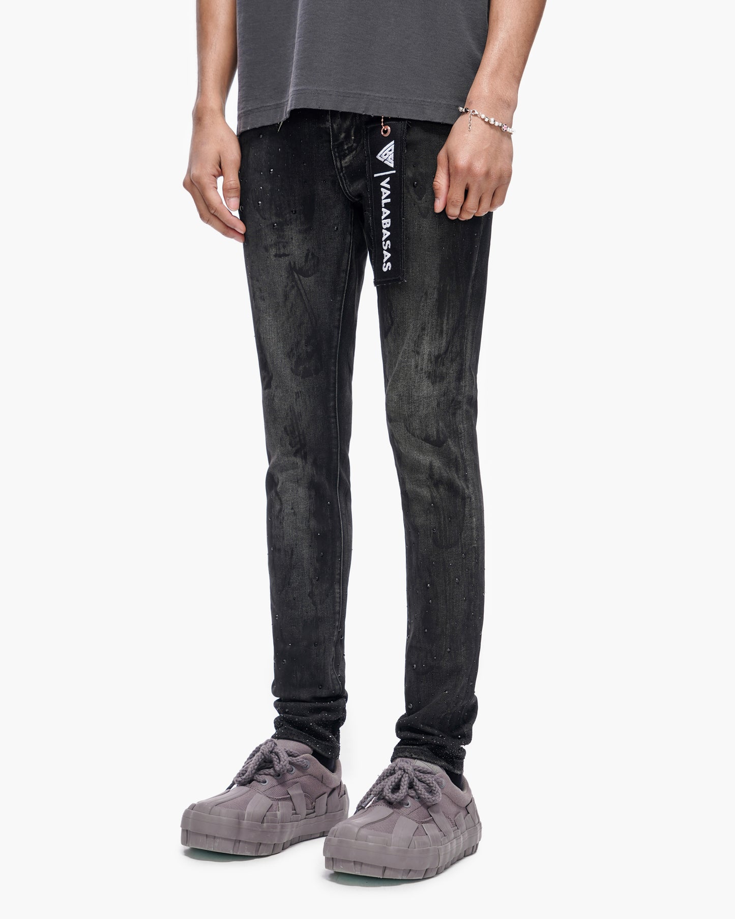 Cumilo Skinny Black Wash Jeans