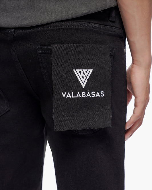 Stab Jet Black Skinny Jeans