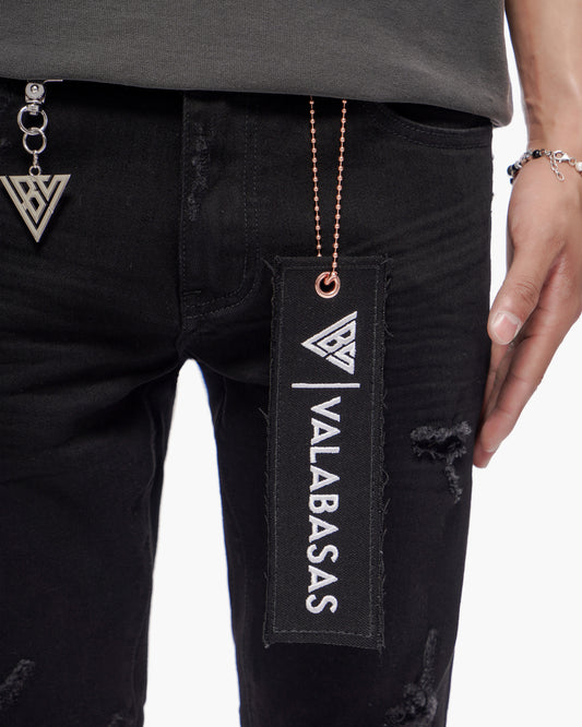 Stab Jet Black Skinny Jeans