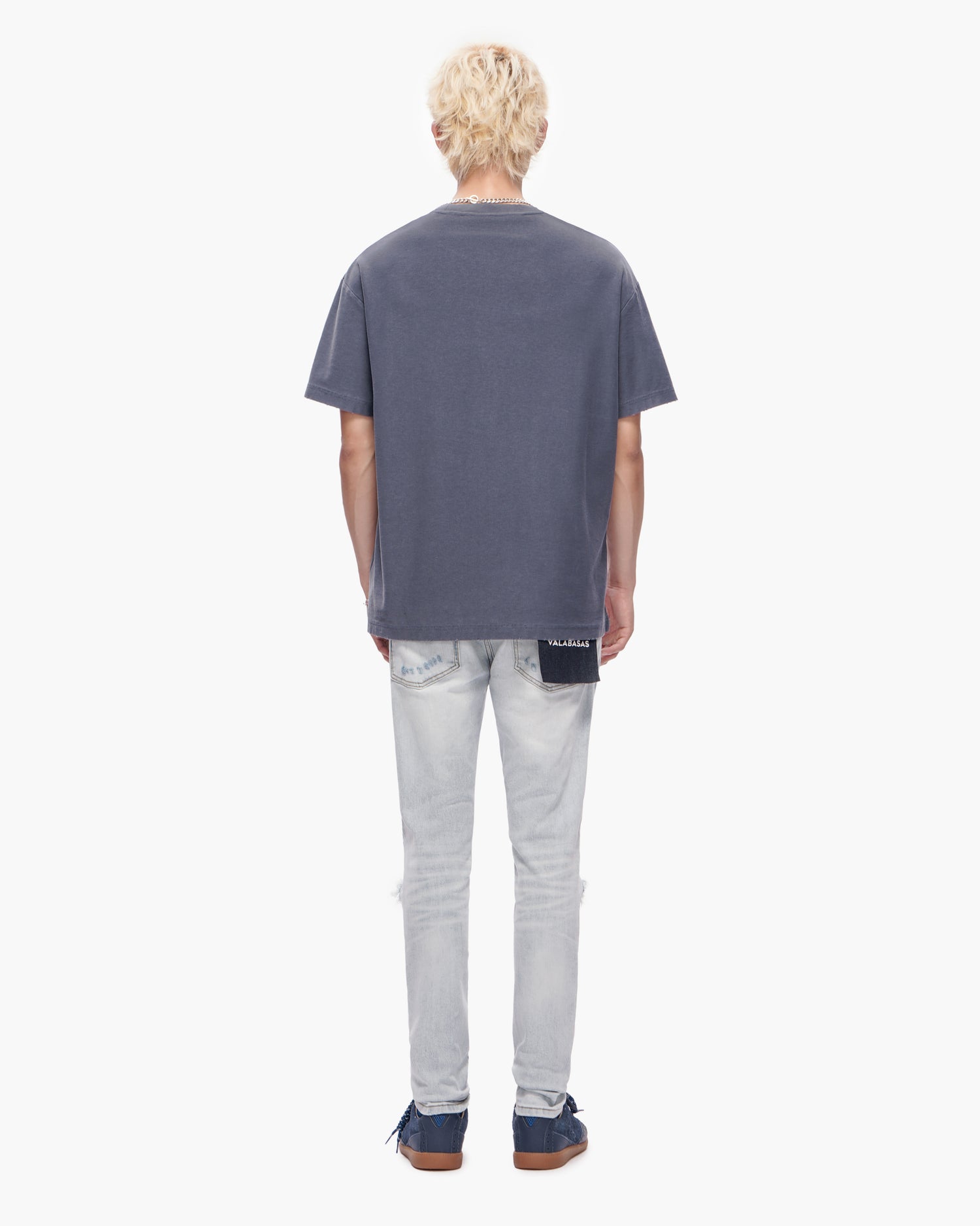 Stab Light Blue Wash Skinny Jeans
