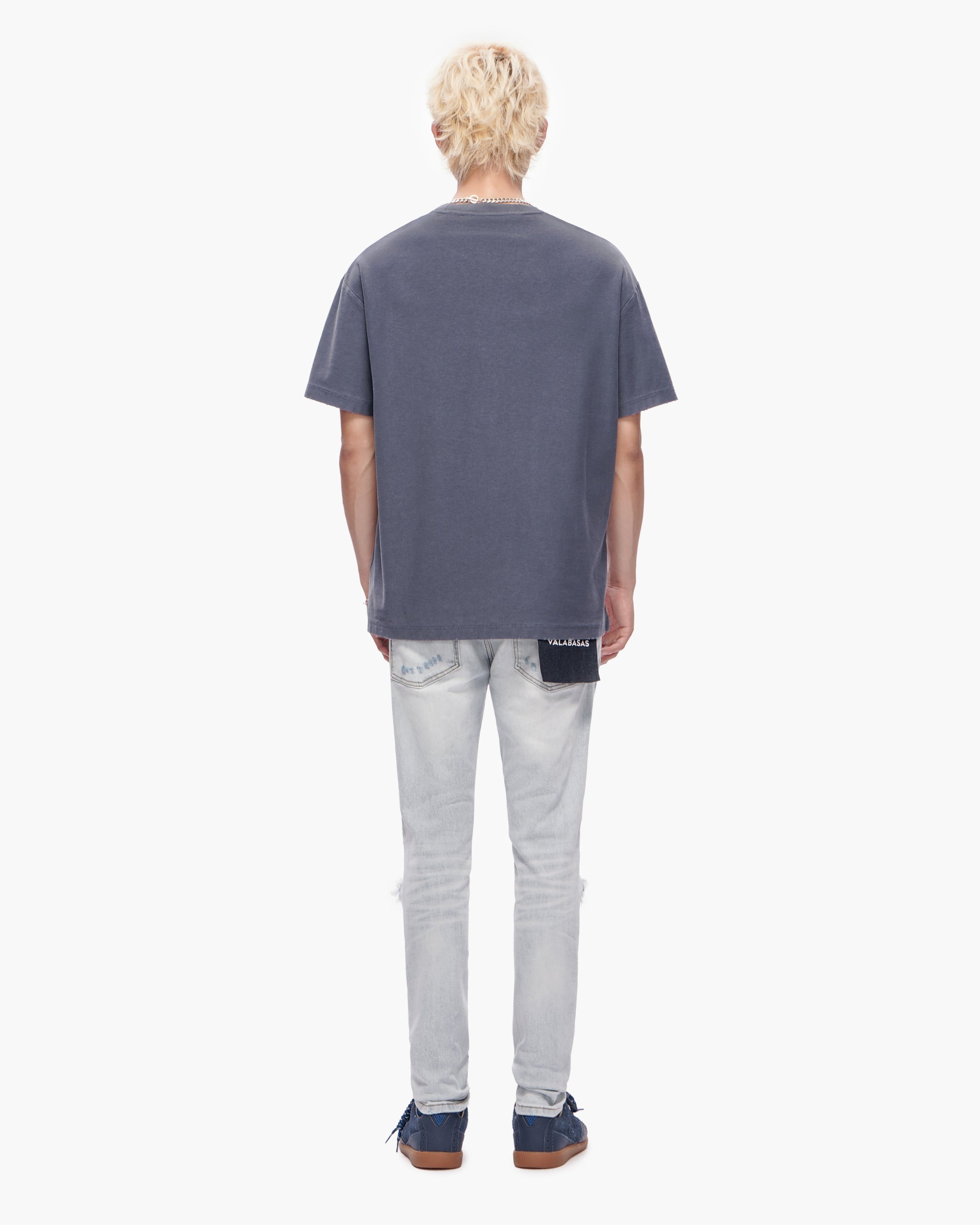 Stab Light Blue Wash Skinny Jeans
