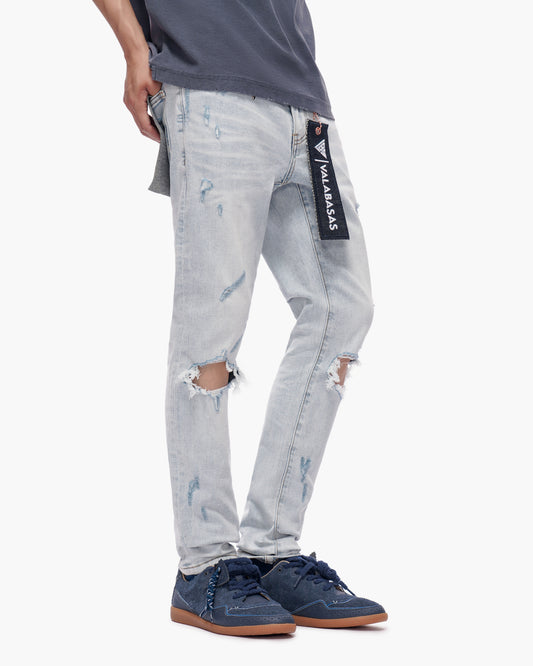 Stab Light Blue Wash Skinny Jeans