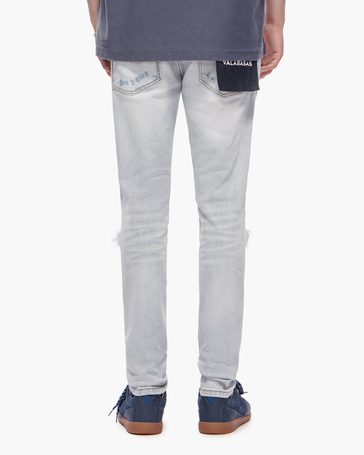 Stab Light Blue Wash Skinny Jeans