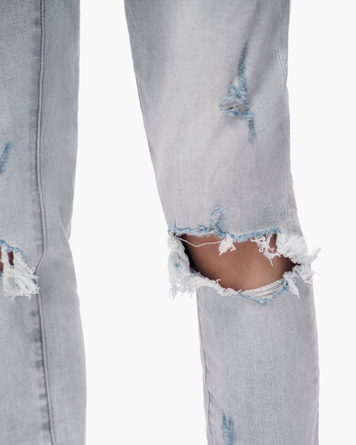 Stab Light Blue Wash Skinny Jeans