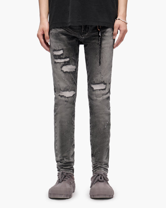 Ilyas Grey Wash Skinny Jeans