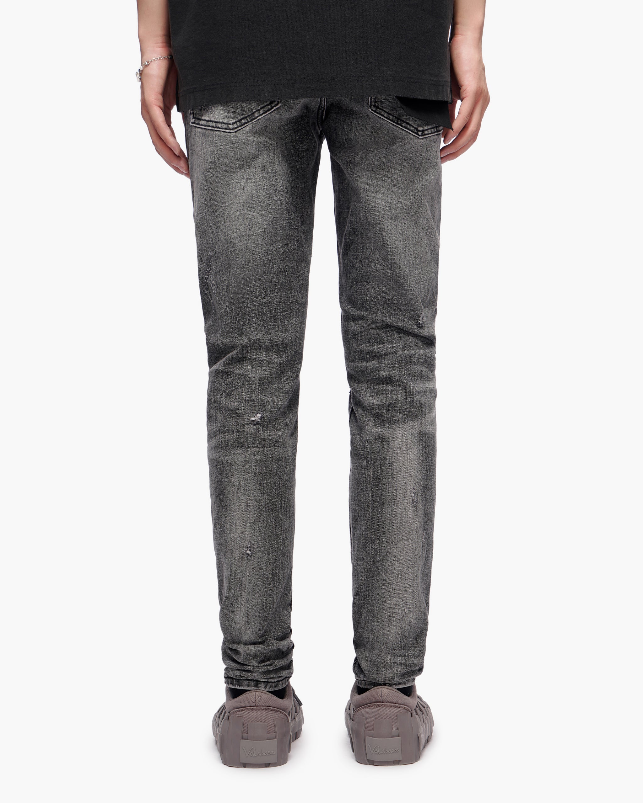 Ilyas Grey Wash Skinny Jeans